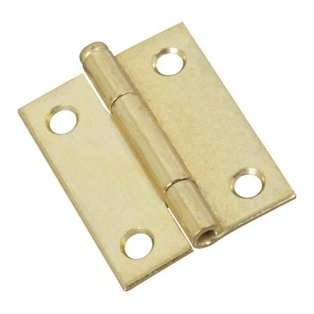 National Hardware National Hardware 2 in. L Brass-Plated Door Hinge 1 pk N141-879